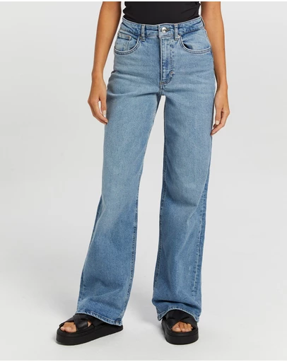 ONLY - Juicy High Waisted Wide Leg Jeans
