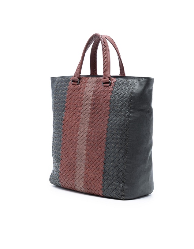 Pre-Loved by Azura Reborn - Pre-Loved Tricolor Nappa Intrecciato Convertible Tote