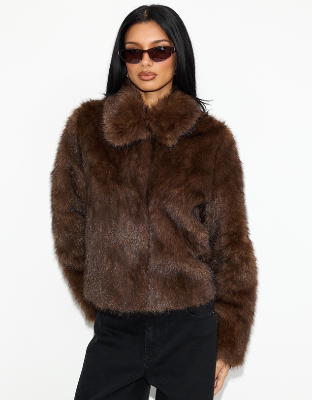 Dazie - Valeria Faux Fur Coat