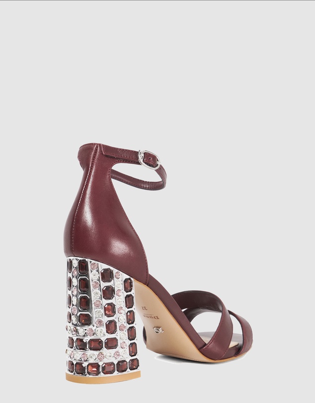 Dune London - Majestical - Burgundy