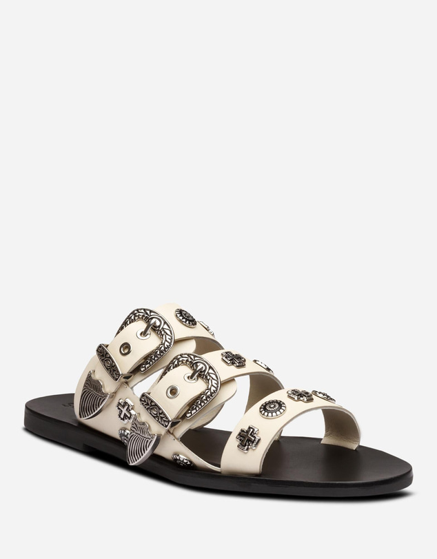 Sol Sana - Eastwood Slide Off White/Silver