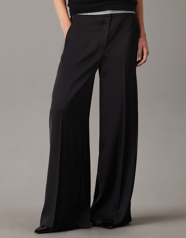 Calvin Klein - Straight Technical Satin Pants