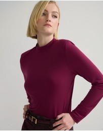 Oxford - Allison Long Sleeve Knit Top