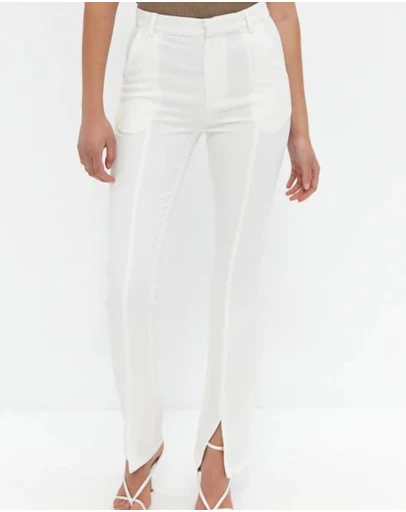 Style Addict - Front Split Trouser Pants
