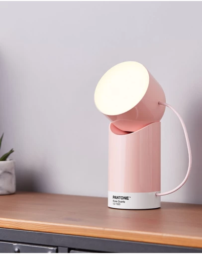 Lexon - Lexon Orbe Portable Led Lamp With Moving Head PANTONE - Rose Pink