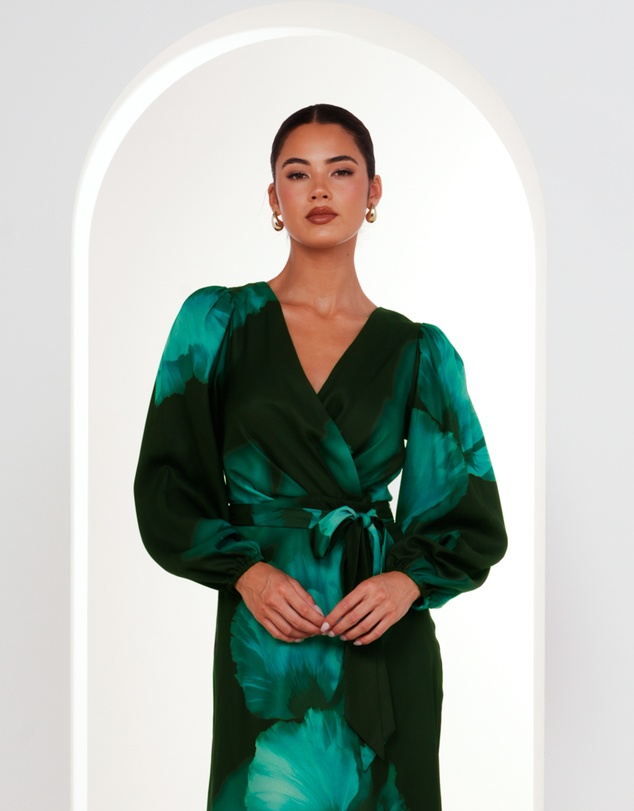 Pilgrim - Lucille V-neck Maxi Dress