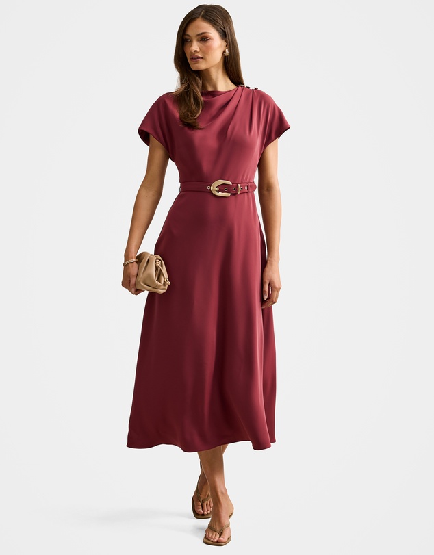 Forever New - Kylee Button Neck Dress