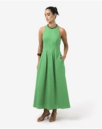 Forcast - Tory Linen Blend Panel Dress