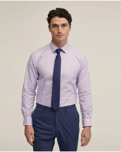 Oxford - Beckton Cotton Stretch Check Shirt
