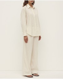 Assembly Label - Marina Stripe Fitted Shirt