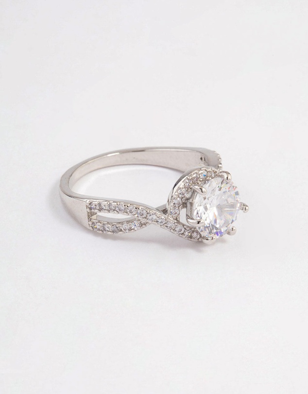 Lovisa - Silver Round Infinity Halo Ring
