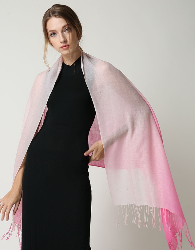 Ozwear Connection Uggs - Ugg 100% Merino Wool Tie Dye Scarf Pink and Rose