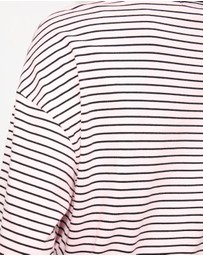 Dazie - Nostalgia Stripe Oversized LS Tee