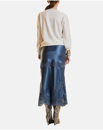 Cynthia Rowley - Satin Lace Skirt