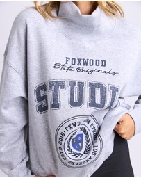 Foxwood - Studio Mock Neck Crew