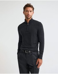 Oxford - Merino Zip-Neck Wool Pullover