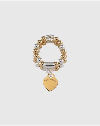 Von Treskow - Heart Double Stretchy Ring