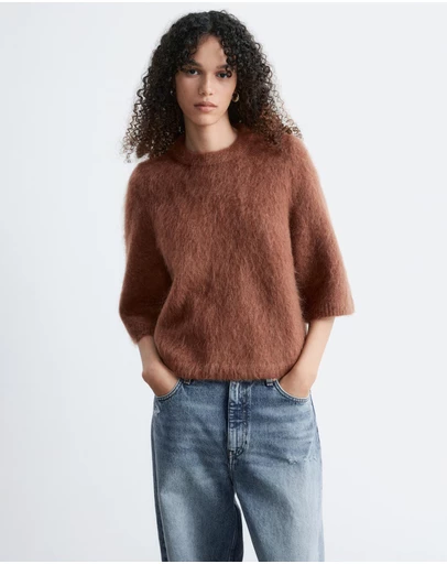 & Other Stories - Mohair-Blend Knitted T-Shirt