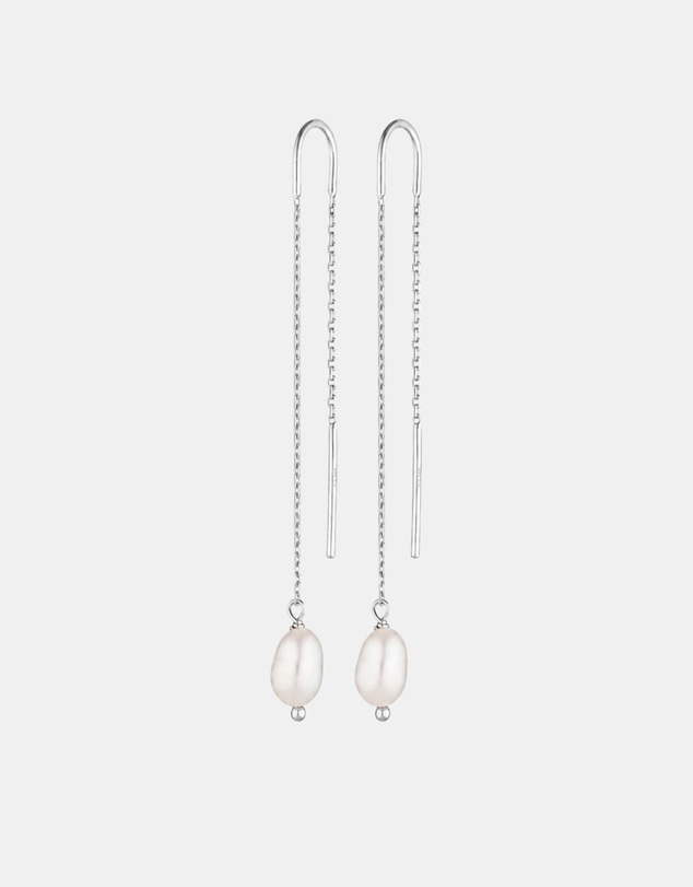 Luna Rae - Sterling Silver - Lola Pearl Earrings