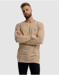 DVNT - Classic Embroidery Long Sleeve Tee