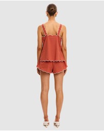 KIVARI - Amaya Back Tie Top