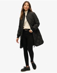 Superdry - Long Quilted Liner Jacket