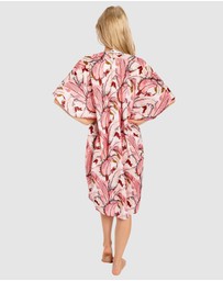 Sant And Abel - Women's Martinique® Pink Banana Leaf Cover Up