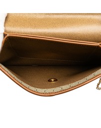 Pre-Loved by Azura Reborn - Pre-Loved Honeycomb Coated Canvas Chain Shoulder Bag
