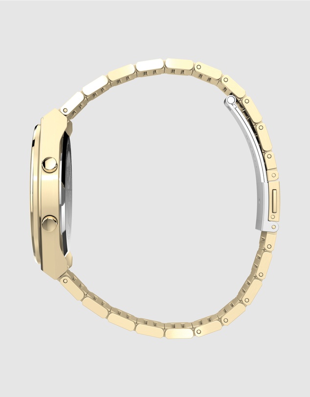 TIMEX - Q Timex® Q80 Continental 39mm Stainless Steel Bracelet Watch