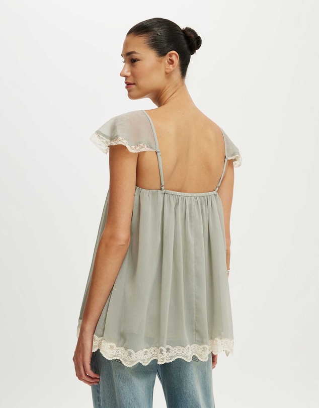 Cotton On - Florence Flutter Sleeve Tunic