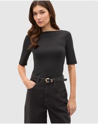 Seed Heritage - Tessa Round Buckle Belt