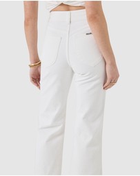 Rolla's - Eastcoast Flare Jean - Celeste White Gold
