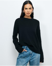 AERE - Zade Wool Blend Seam Detail Jumper