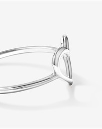 Michael Hill - Open Heart Ring in Sterling Silver
