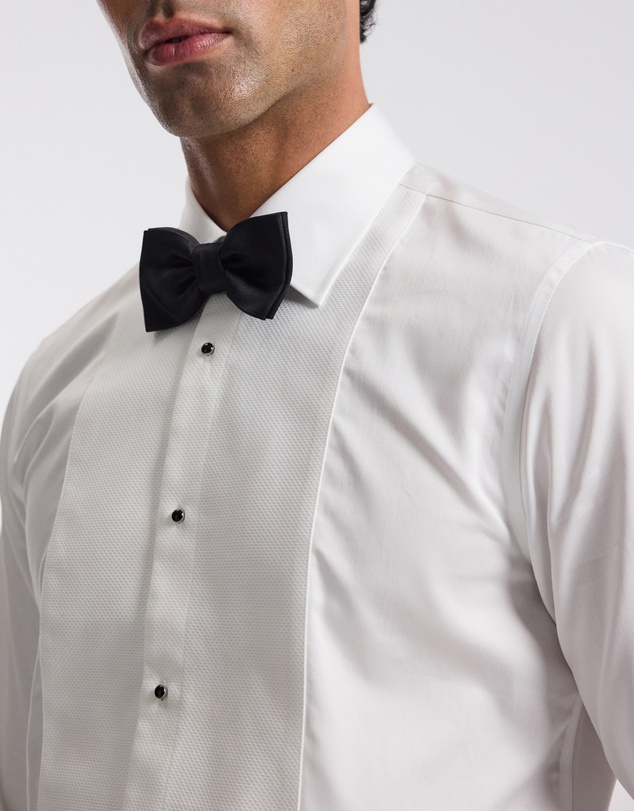 Calibre - Tailored Cotton Tuxedo Shirt White
