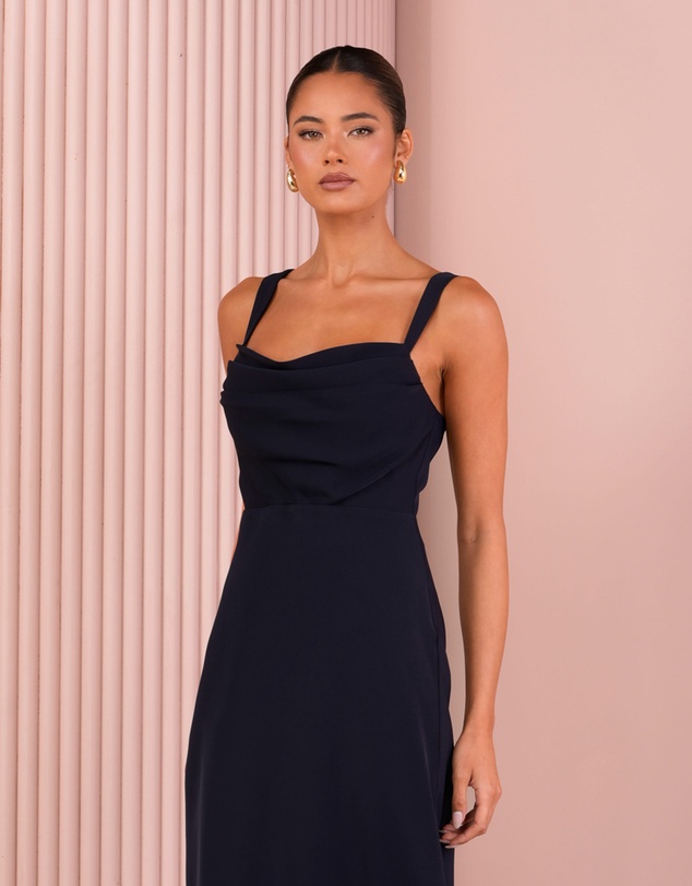 Azzurielle - Kayla Cowl Neck Gown