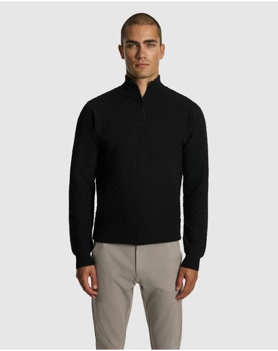 yd. - Zane 1/4 Zip Knit Jumper