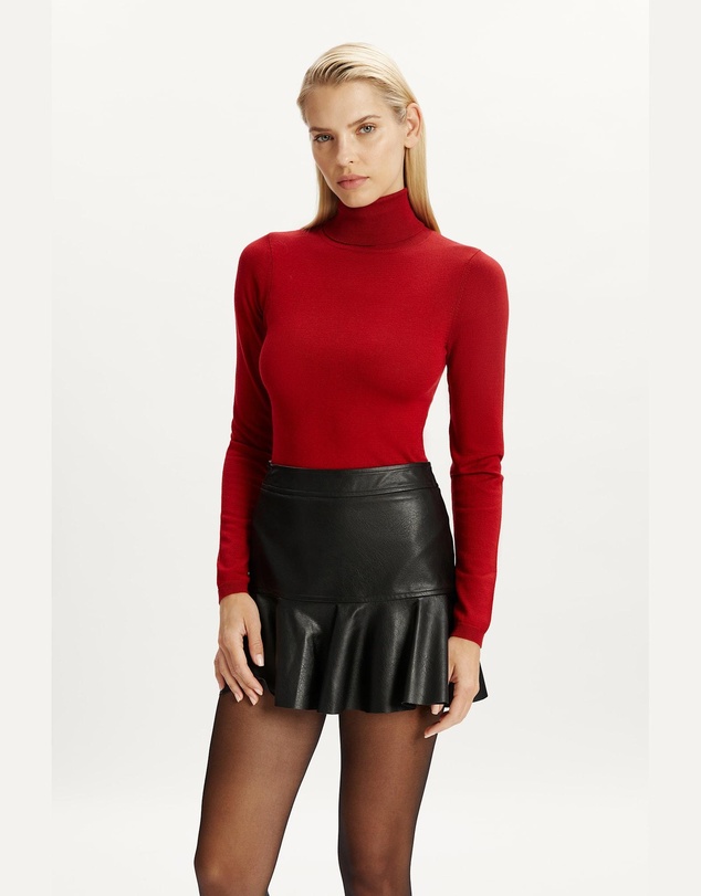 Bardot - Tisch Vegan Leather Mini Skirt