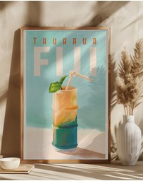 Olive et Oriel - Tavarua Fiji Cocktail by The Whiskey Ginger Art Print