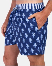 Tolu Australia - Blue Lobsters Swim Shorts