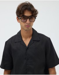 AERE - Euro Resort Linen Camp Collar Shirt