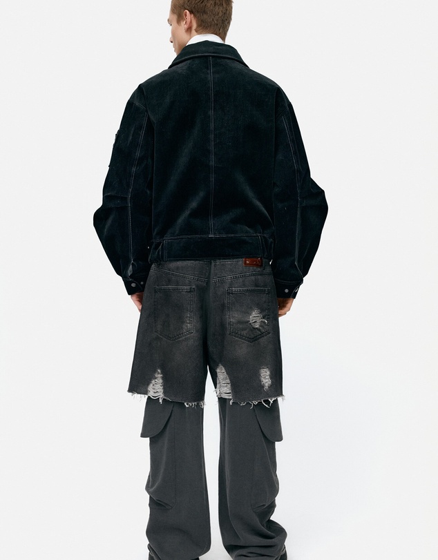 Andersson Bell - Rugged Denim-Inset Sweatpants - Unisex