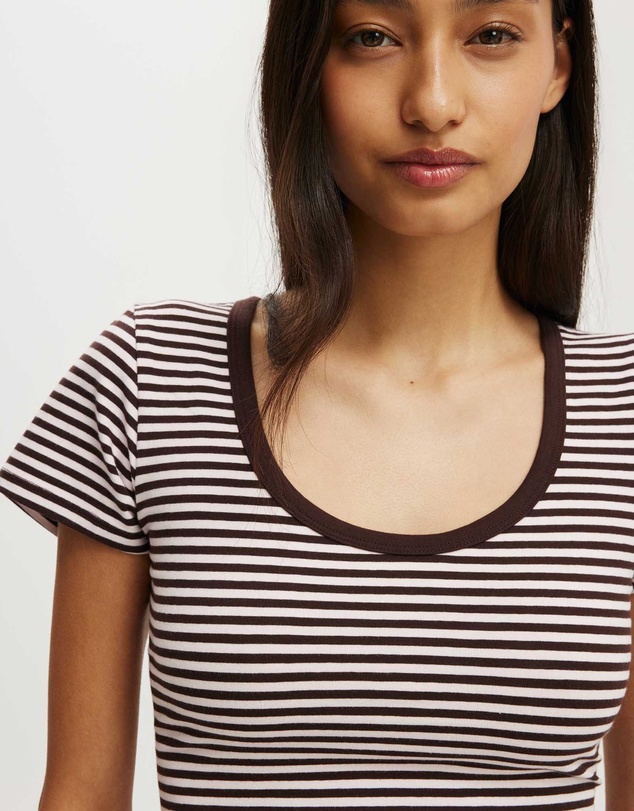 Cotton On - Everyday Smooth Scoop Neck Tee