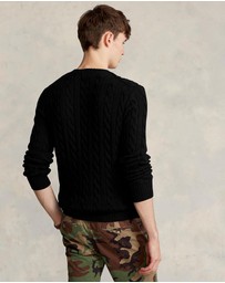 Polo Ralph Lauren - ICONIC EXCLUSIVE - Driver Cable Knit Long Sleeve Sweater