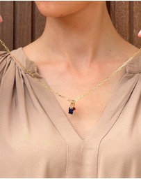 Elli Jewelry - Necklace Gemstone Pendants 925 Sterling Silver