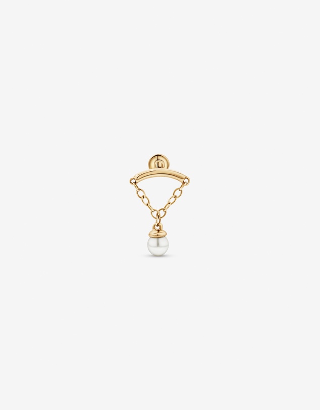 Michael Hill - Cultured Freshwater Pearl Floating Single Helix in 10kt Gold