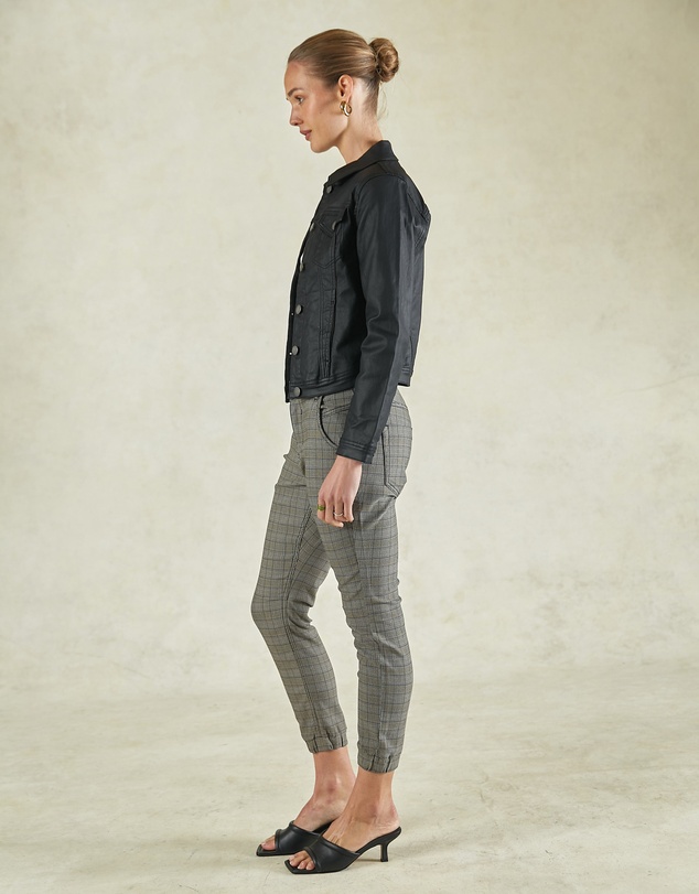 DRICOPER DENIM - Check Cuffed Jeans