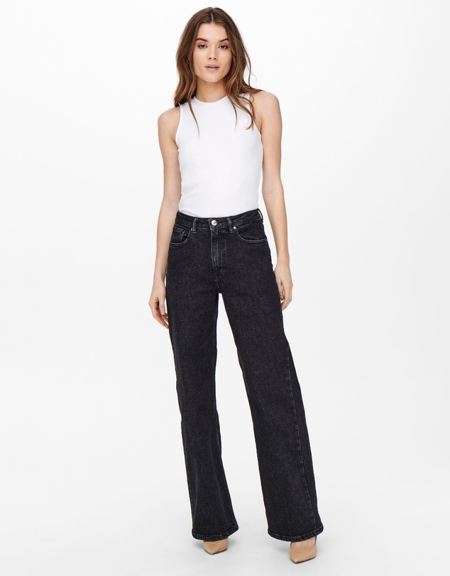 ONLY - Juicy High Waisted Wide Leg Jeans