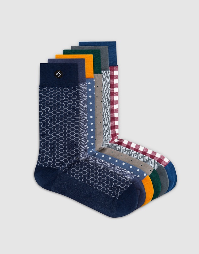 Sockdaily - Summit 6 Pack Crew Socks