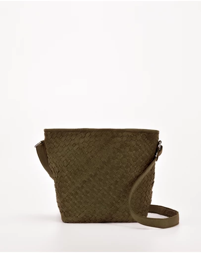 Cobb & Co - Canterbury Woven Leather Bag